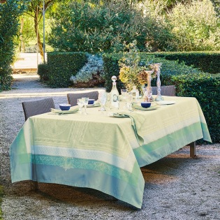 Mille Giverny Naturel Tischdecke von Garnier Thiebaut