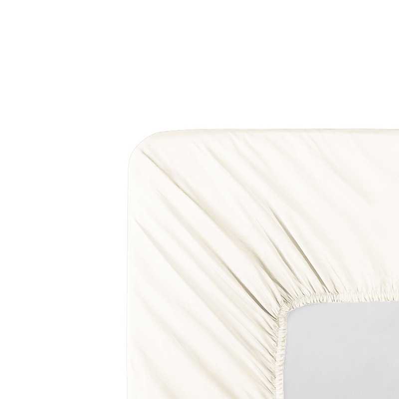 Olana Ecru Spannbettlaken, Perkal