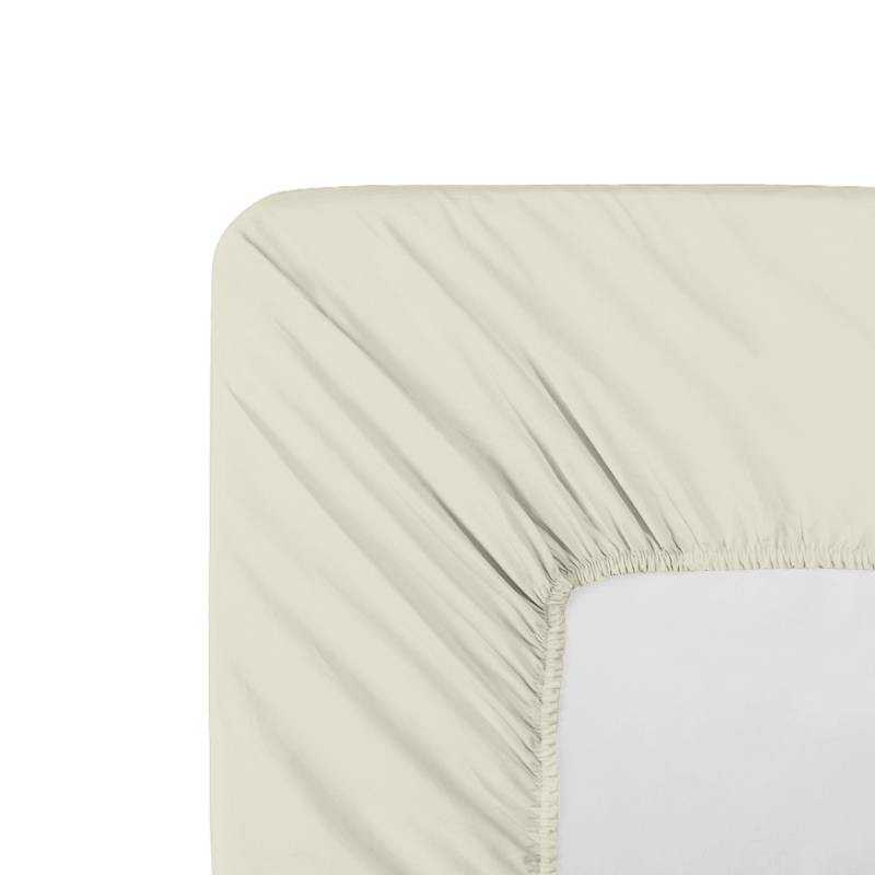 La Percale Francaise Spannbettlaken, Perkal 180x200 cm